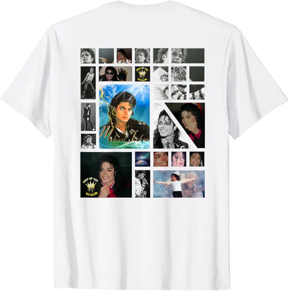 Michael Jackson T-Shirt The King of Pop MJ Cotton 100% Men or Women