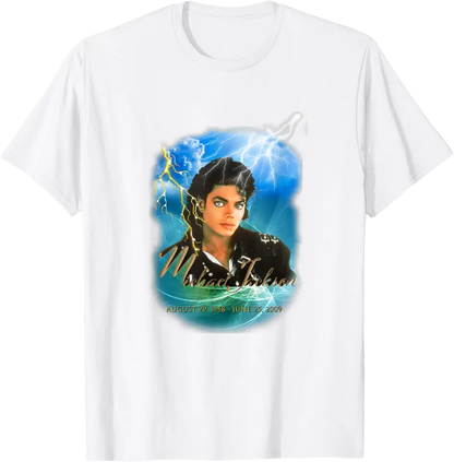 Michael Jackson T-Shirt The King of Pop MJ Cotton 100% Men or Women