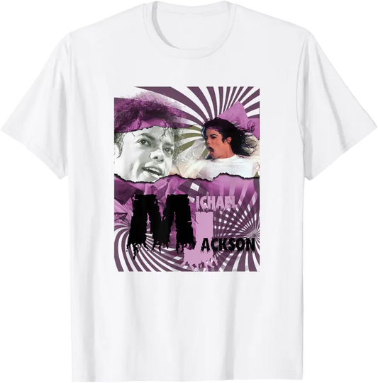 Michael Jackson T-Shirt The King of Pop MJ Cotton 100% Men or Women