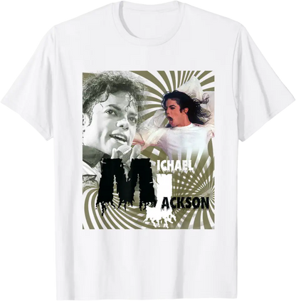 Michael Jackson T-Shirt The King of Pop MJ Cotton 100% Men or Women
