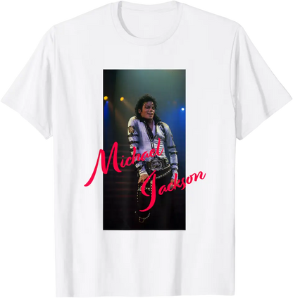 Michael Jackson T-Shirt The King of Pop MJ Cotton 100% Men or Women