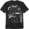 Popfunk Supernatural Icons Unisex Adult T Shirt