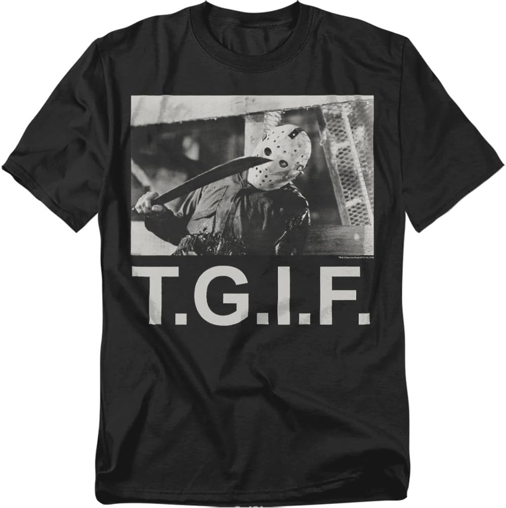 Popfunk Classic Friday The 13Th TGIF Unisex Adult T Shirt
