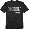 Popfunk Game of Thrones Hodor Quote Unisex Adult T Shirt