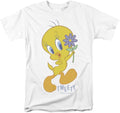 Popfunk Looney Tunes Tweety Flower Unisex Adult T Shirt