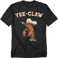 Popfunk Yee-Claw Crawfish T-Shirt – Funny Southern Seafood Boil Tee, Unisex