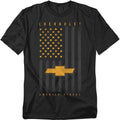 Popfunk Chevrolet USA Flag Tires Unisex Adult T Shirt