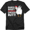 Popfunk Guess What Chicken Butt T-Shirt – Childhood Joke Humor Tee, Unisex