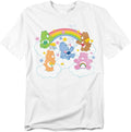 Popfunk Care Bears Rainbows Clouds and Stars Unisex Adult T Shirt