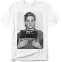 Popfunk Elvis Presley Army Mug Shot Rock 'n' Roll T -Shirt White