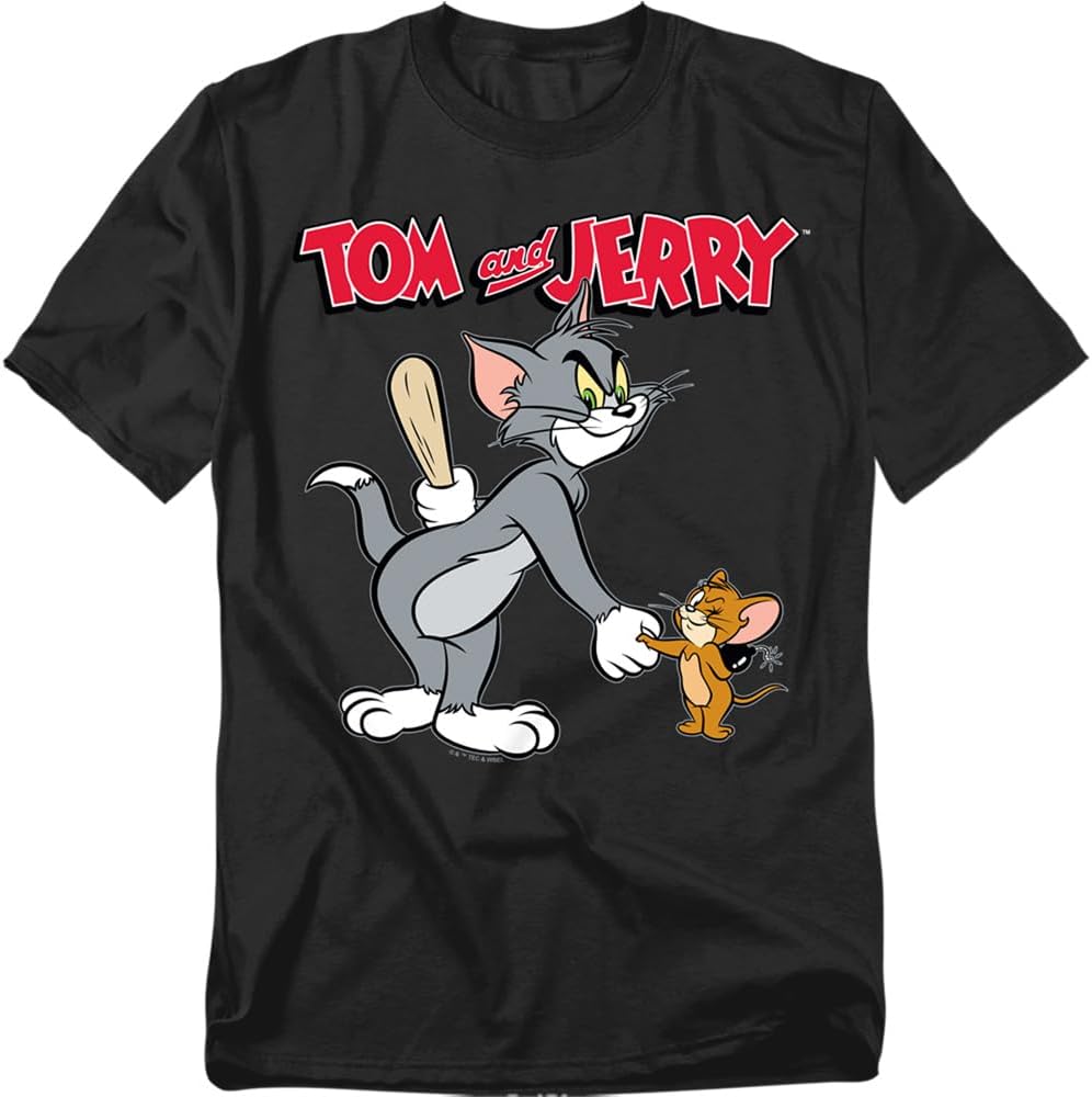 Popfunk Tom and Jerry Prepared Unisex Adult T Shirt