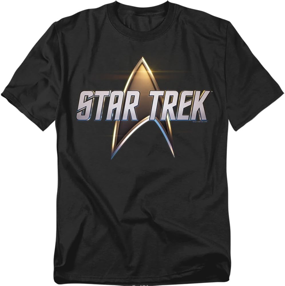 Popfunk Star Trek Badge Logo Unisex Adult T Shirt