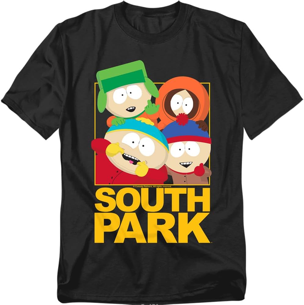 Popfunk South Park Group Logo Unisex Adult T Shirt