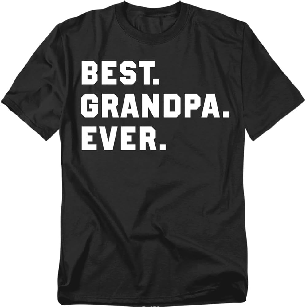 Popfunk Best Grandpa Ever T-Shirt – Funny Tee for Grandfathers, Unisex