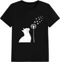 Cat Shirts for Women Butterfly Tee Shirts Womens Cute Butterfly Cat Graphic Print Tops