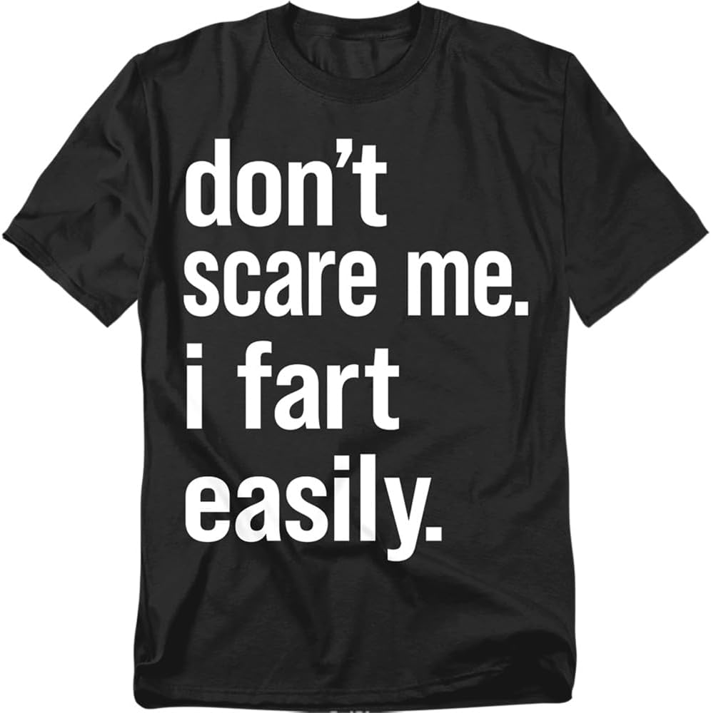 Popfunk I Fart Easily T-Shirt – Funny Gas Humor Tee, Men or Women, Unisex