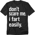 Popfunk I Fart Easily T-Shirt – Funny Gas Humor Tee, Men or Women, Unisex