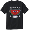 Boring Dog Last Day of School Schools Out for Summer T-Shirt Summer Teacher Design Tee Short Sleeve Unisex Shirt