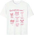 RoseSeek Girl's Graphic Tees Short Sleeve Crewneck T Shirts | Casual Summer Tops, Cute Preppy Clothes