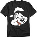 Popfunk Looney Tunes Pepe Face T-Shirt (Black)