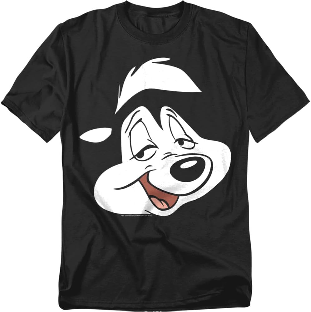 Popfunk Looney Tunes Pepe Face T-Shirt (Black)
