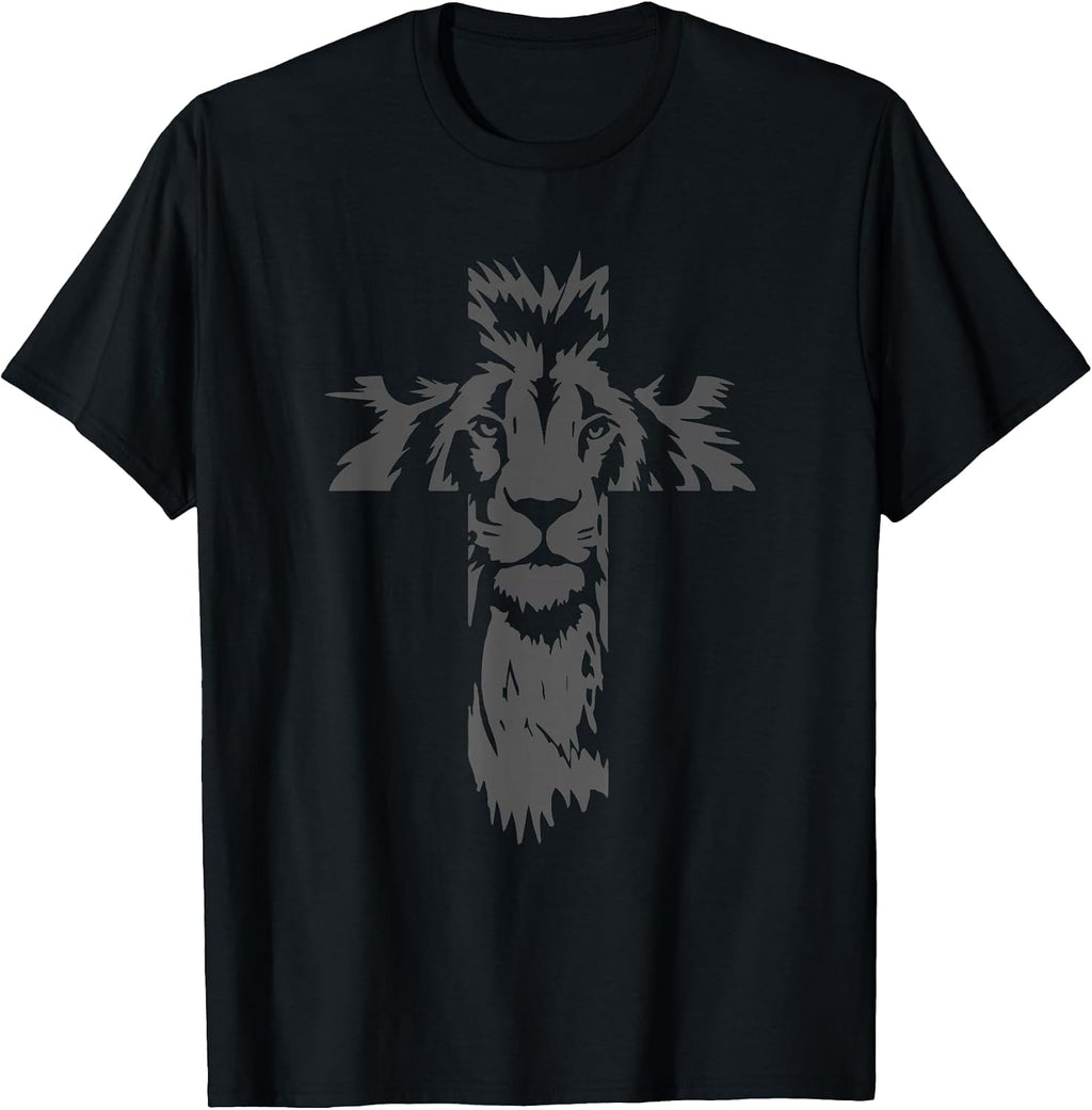 Jesus Christian Lion of Judah Graphic T-Shirt