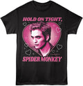 American Classics Twilight Hold On Tight Spider Monkey T Shirt Black | Officially Licensed Twilight Saga Tee, Designed and Printed in the USA, 100% Cotton Unisex Fit, Edward Cullen Graphic
