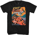 Street Fighter Men's Collage Slim Fit T-Shirt XX-Large Black