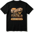 Cotton T-Shirt My Anxiety Got Lie Racing Conclusions Casual Soft Crewneck Top