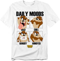Popfunk Looney Tunes Taz Daily Moods Unisex Adult T Shirt
