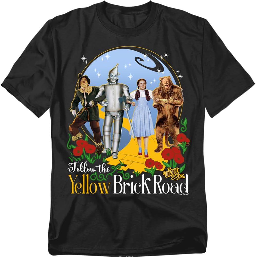 Popfunk The Wizard of Oz Yellow Brick Road Unisex Adult T Shirt