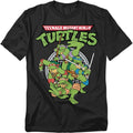 Teenage Mutant Ninja Turtles TMNT Group Unisex Adult T-Shirt Black