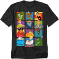 Popfunk Scooby-Doo Character Squares Unisex Adult T Shirt