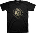 Kerusso Lion of Judah King of Kings Cotton Crew Neck Christian Graphic T-Shirt Jesus Shirt