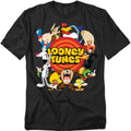 Popfunk Looney Tunes Group Circle Logo Unisex Adult T Shirt