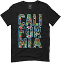 VICES AND VIRTUESS Cool Summer California Republic Flowers for for Men T Shirt