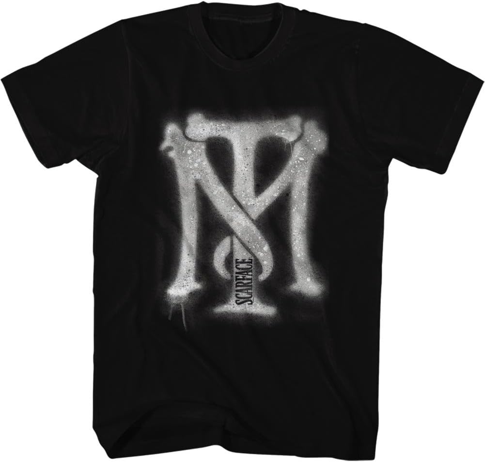 American Classics Scarface Gangster TM Symbol Movie Al Pacino Tony Montana Adult T-Shirt