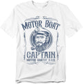 Popfunk Motor Boat Captain T-Shirt – Funny Nautical Boating Tee, Unisex
