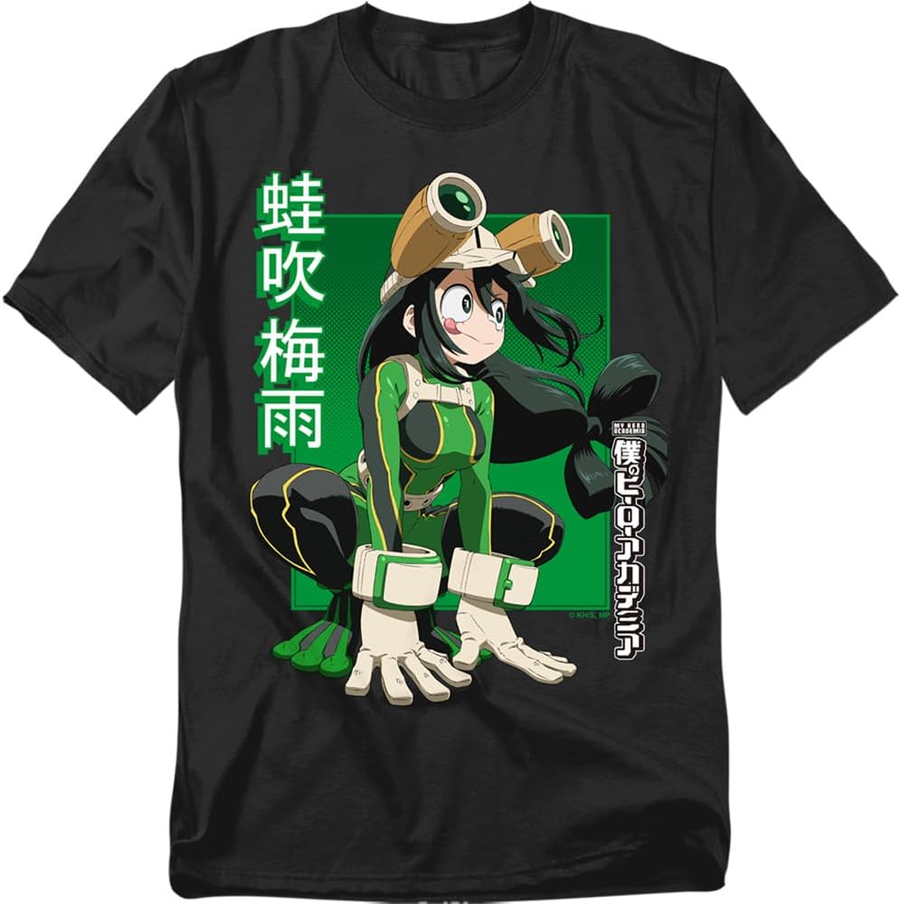 Popfunk My Hero Academia Tsuyu Asui Heroic Pose Unisex Adult T Shirt