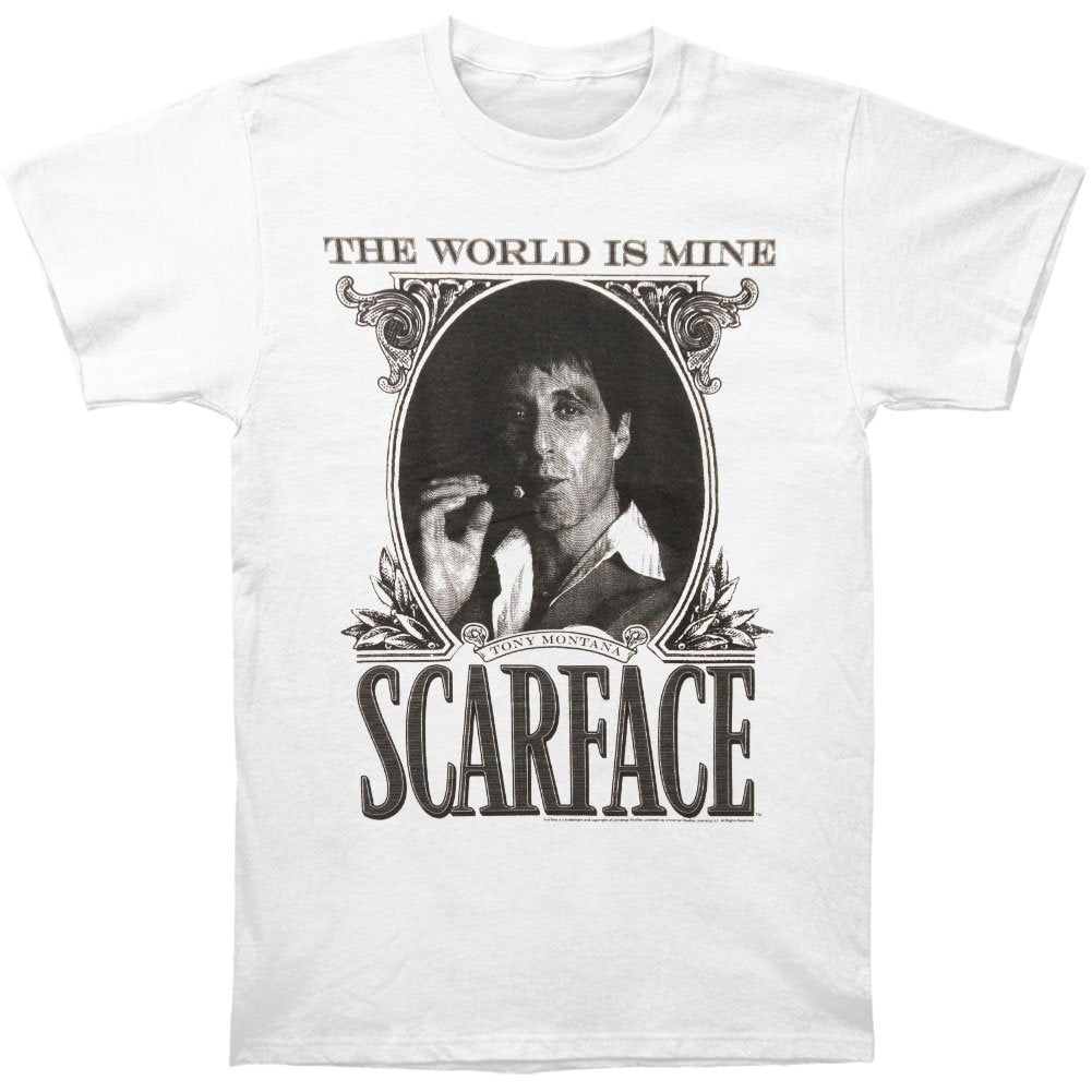 Scarface Men's Dollarface T-shirt Medium White