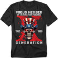 Popfunk Proud Member of Gen X T-Shirt – Funny 80s 90s Nostalgia Tee, Unisex
