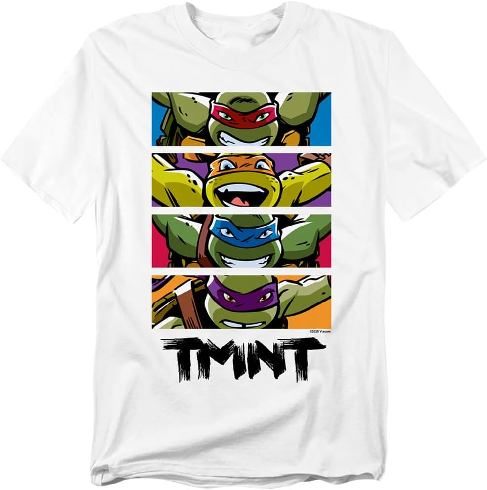 Popfunk Teenage Mutant Ninja Turtles (2012) Group Vertical Unisex T-Shirt