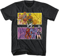 American Classics Masters of the Universe Heroes vs Villains T Shirt Black | Officially Licensed Masters of the Universe Tee, He-Man vs Skeletor Graphic, Designed and Printed in the USA, Unisex Black