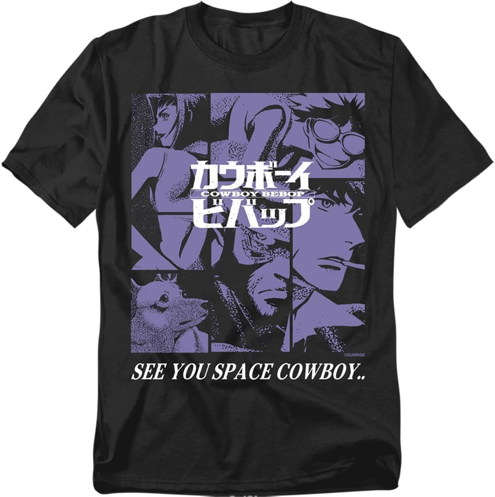 Popfunk Cowboy Bebop Retro Poster Unisex Adult T Shirt
