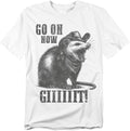 Popfunk Opossum Go On Git T-Shirt – Funny Animal Humor Premium Tee, Unisex