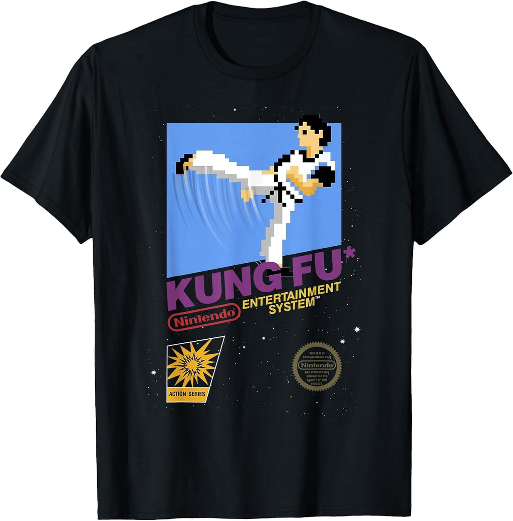 Nintendo NES Kung Fu Action Series Retro Graphic T-Shirt T-Shirt