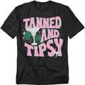 Popfunk Tanned and Tipsy T-Shirt – Funny Summer Beach Party Tee, Unisex