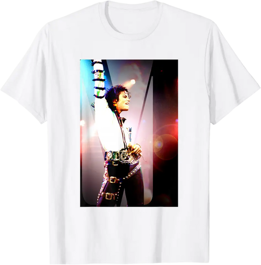 Michael Jackson T-Shirt The King of Pop MJ Cotton 100% Men or Women