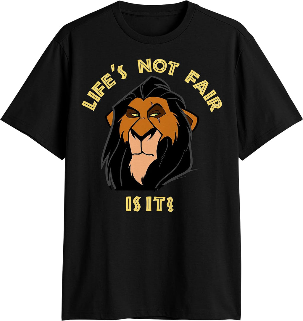 Disney Lion King Scar Life's Not Fair is It? T-Shirt