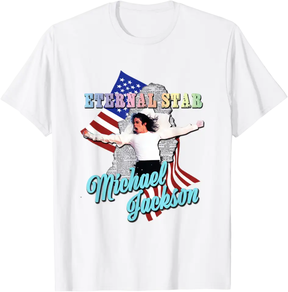 Michael Jackson T-Shirt The King of Pop MJ Cotton 100% Men or Women